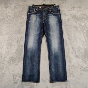 AG Adriano Goldschmied Jeans Men 36 Blue Hero Relaxed Straight Denim Pants 36x34
